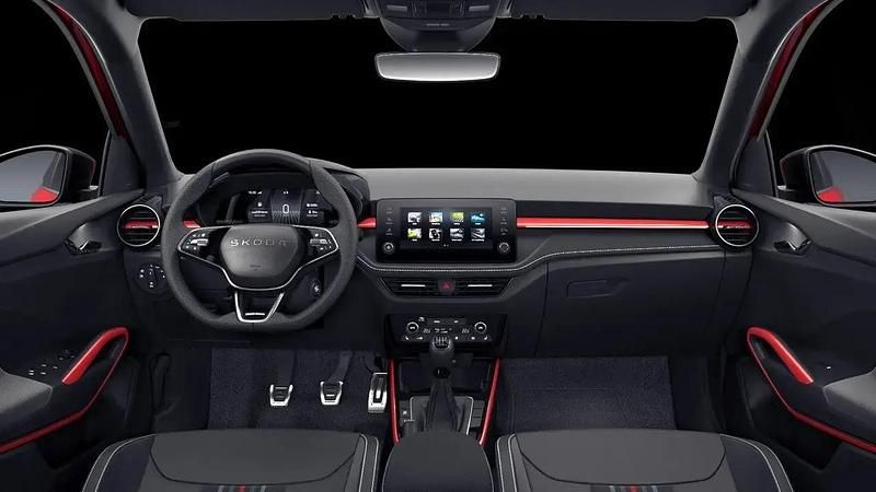 Neu Skoda Fabia Monte Carlo 95 PS (69 kW) 2025 Rot Kleinwagen
