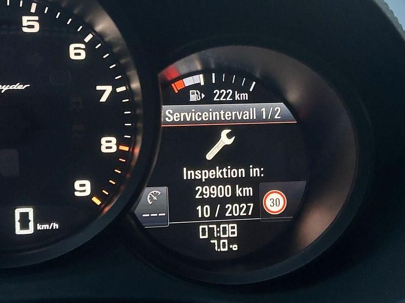 Gebraucht Porsche Boxster Spyder 420 PS (308 kW) 2020 Grau Cabrio