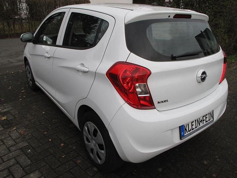 Gebraucht Opel Karl Edition 75 PS (55 kW) 2018 Schneeweiss/olympic/summit white Kleinwagen