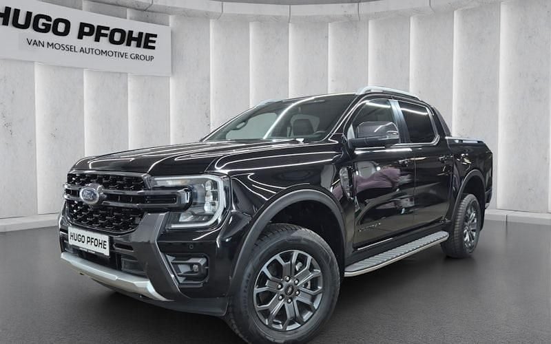 Agate black metallic Gebraucht 2023 Ford Ranger Wildtrack Abholung | 44.540 € (Fairer Preis) - Bild 1/4