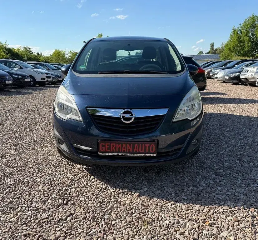 Gebraucht Opel Meriva Edition 101 PS (74 kW) 2010 Blau Van / Kleinbus