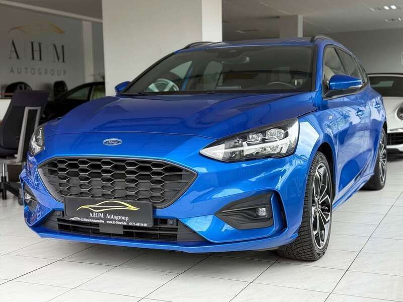 Blau Gebraucht 2020 Ford Focus ST-Line Kombi | 16.990 € (Fairer Preis) - Bild 1/4