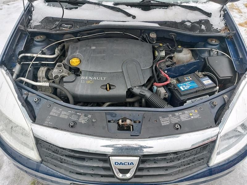 Gebraucht Dacia Sandero 86 PS (63 kW) 2009 Blau Kleinwagen