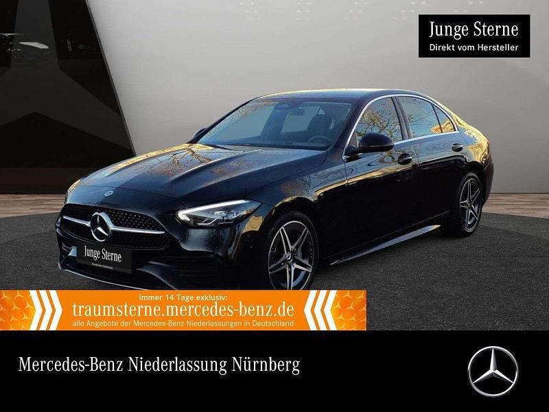Schwarz Gebraucht 2025 Mercedes C180 AMG Limousine | 38.890 € (Fairer Preis) - Bild 1/3