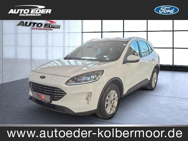 Frostweiß Gebraucht 2021 Ford Kuga Titanium SUV | 22.880 € (Fairer Preis) - Bild 1/4