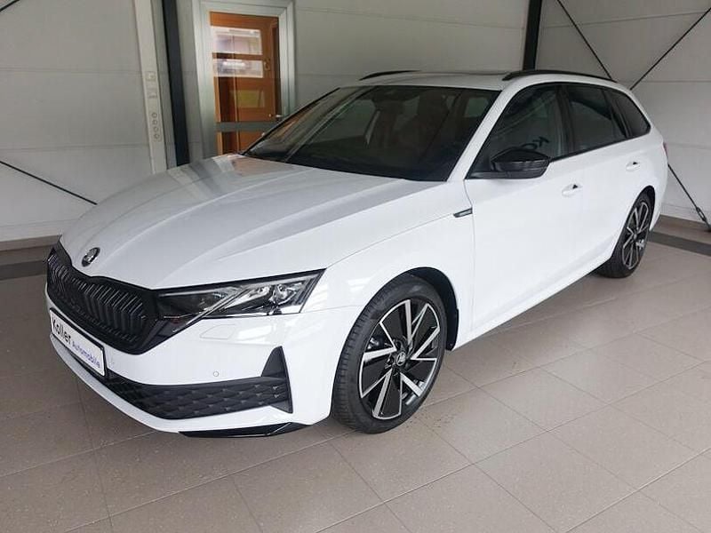 Neu Skoda Octavia SportLine 150 PS (110 kW) 2025 Moonweißmetallic Kombi