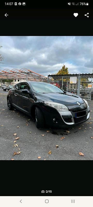 Schwarz Gebraucht 2010 Renault Mégane Coupé Dynamique Coupé | 3.900 € (Fairer Preis) - Bild 1/4