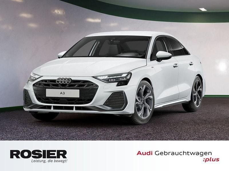 Weiß Gebraucht 2024 Audi A3 S-Line Limousine | 30.330 € (Teuer) - Bild 1/4