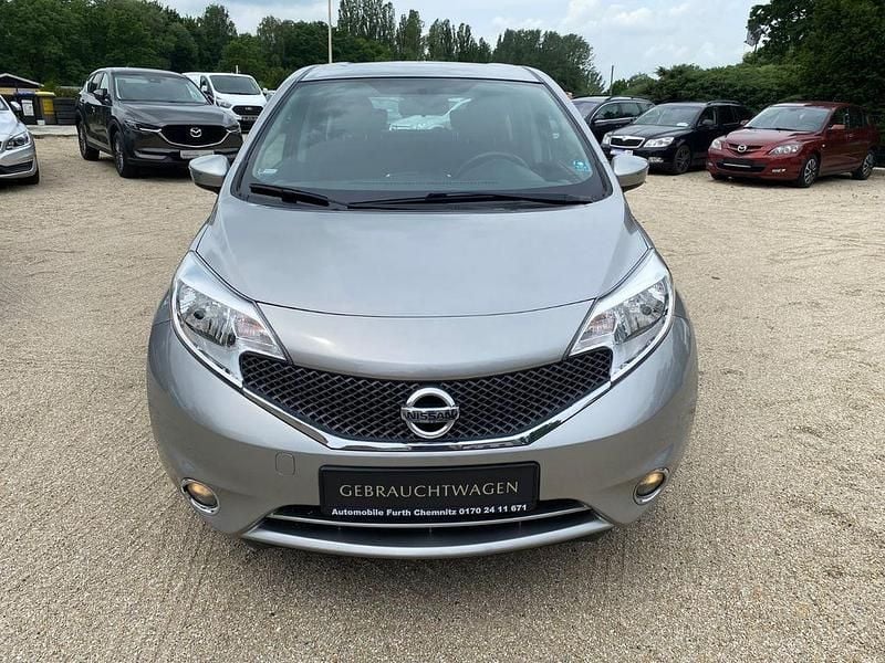 Second-hand Nissan Note Acenta 98 CP (72 kW) 2014 Argintiu Monovolum