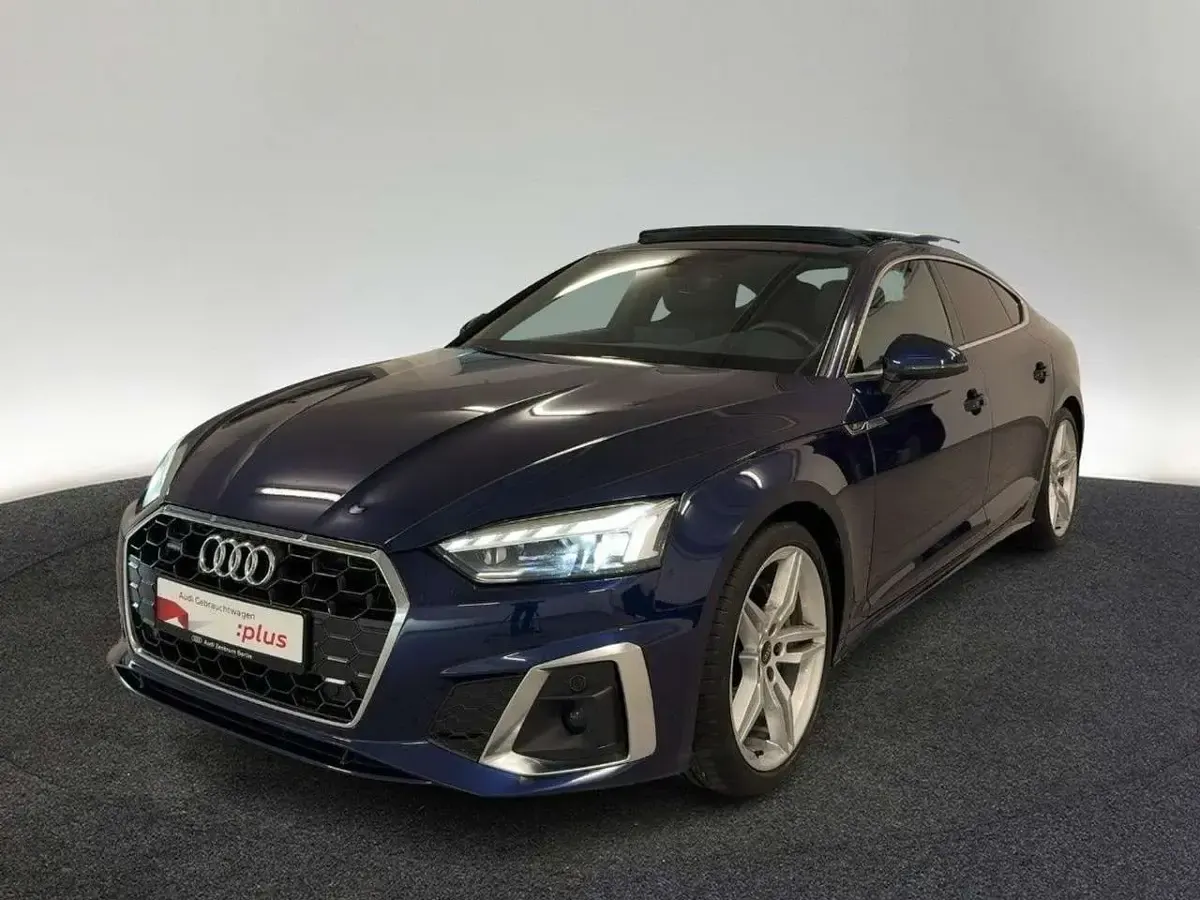 Brugt Audi A5 S-Line 204 HK (150 kW) 2022 Blå Coupe