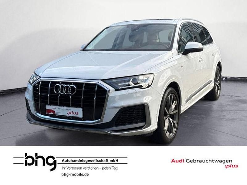 Weiss Gebraucht 2021 Audi Q7 SUV | 46.960 € (Guter Preis) - Bild 1/4