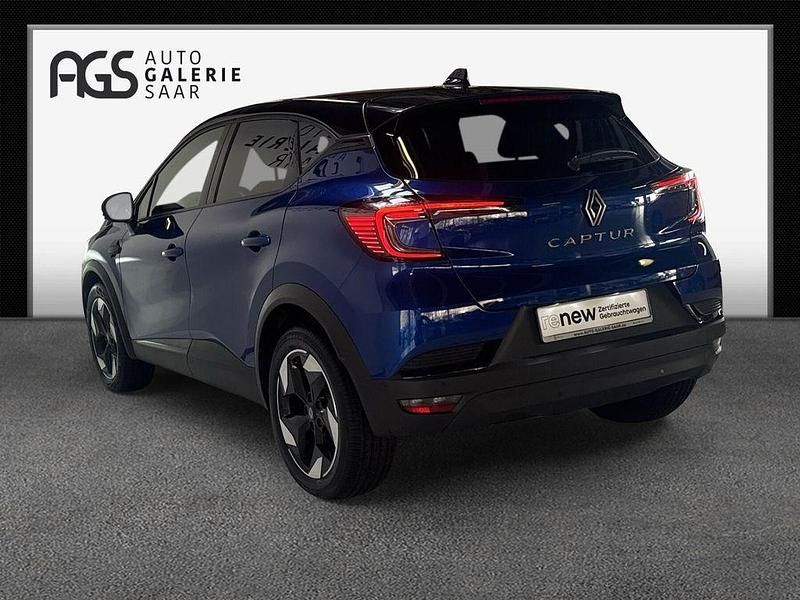 Gebraucht Renault Captur Techno 91 PS (66 kW) 2024 Blue rqh + black gne (blau) SUV