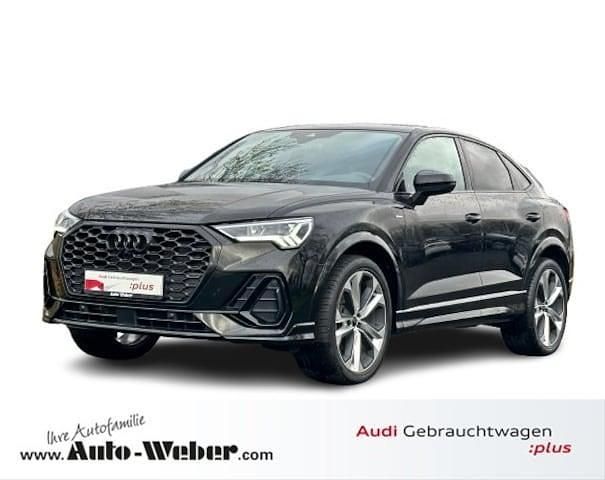 Mythosschwarz metallic Gebraucht 2024 Audi Q3 Sportback S-Line SUV | 48.590 € (Teuer) - Bild 1/4