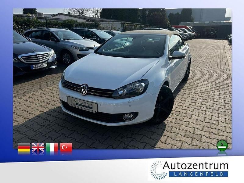 Pure white Gebraucht 2012 VW Golf Cabriolet LOUNGE Cabrio | 7.450 € (Guter Preis) - Bild 1/4