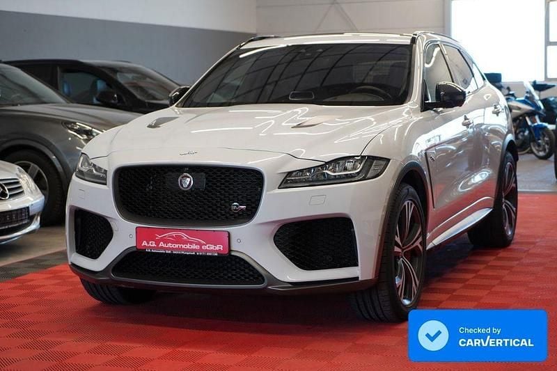 Weiß Gebraucht 2019 Jaguar F-Pace SVR SUV | 43.950 € (Superpreis) - Bild 1/4