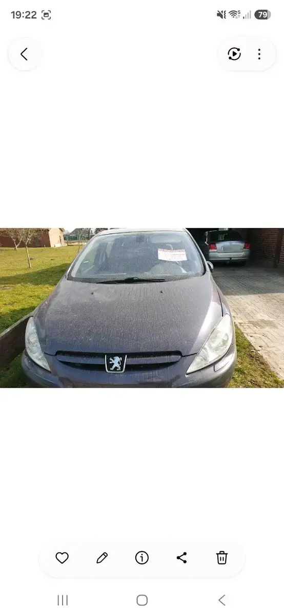 Gebraucht Peugeot 307 109 PS (80 kW) 2002 Violet Kleinwagen