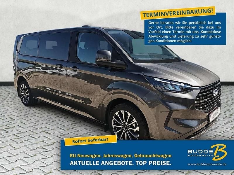 Obsidianschwarz metallic Neu 2025 Ford Tourneo Custom Titanium X Van / Kleinbus | 55.980 € (Fairer Preis) - Bild 1/4