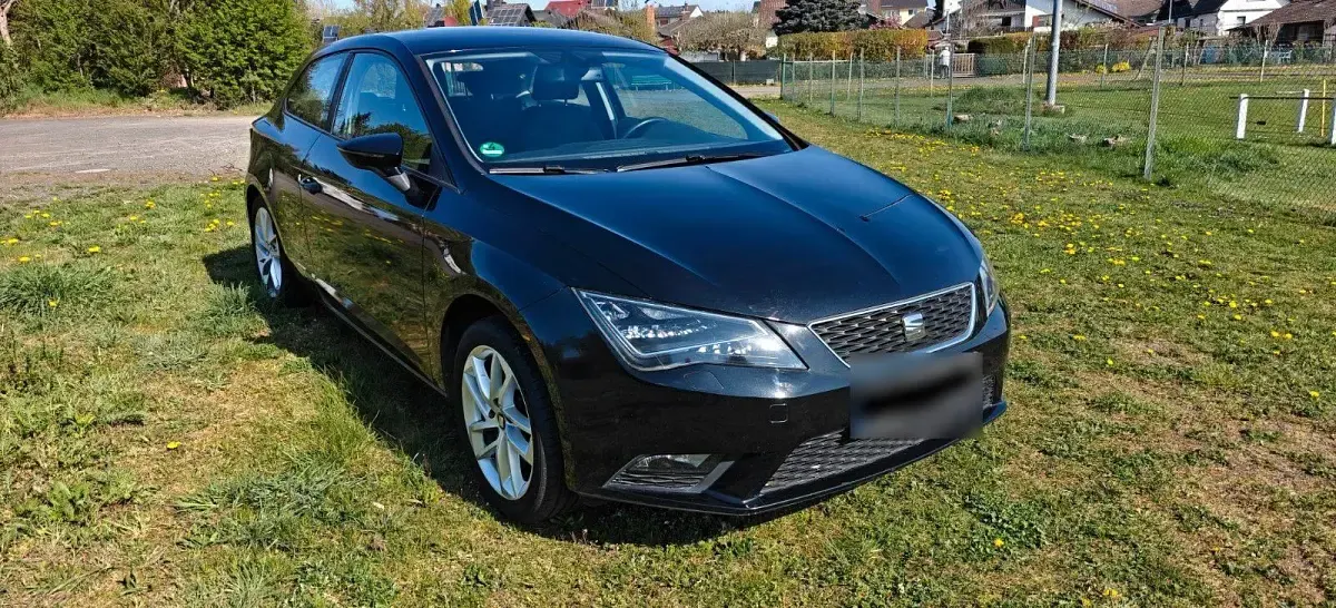 Gebraucht Seat Leon Style 110 PS (80 kW) 2014 Schwarz Coupé