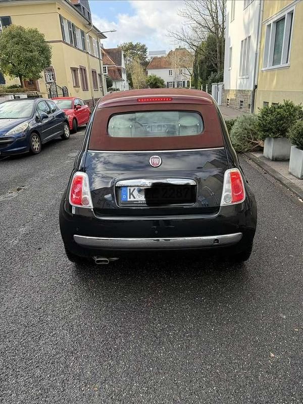 Gebraucht Fiat 500 Lounge 69 PS (50 kW) 2014 Schwarz Cabrio
