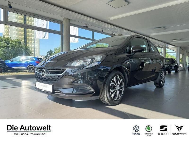 Onyx schwarz Gebraucht 2018 Opel Corsa Edition Limousine | 8.980 € (Fairer Preis) - Bild 1/4