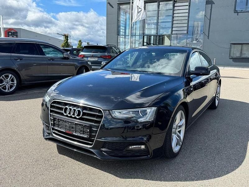 Schwarz Gebraucht 2013 Audi A5 Sportback S-Line Limousine | 11.890 € (Superpreis) - Bild 1/4