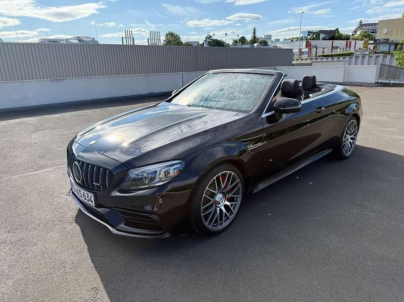 Obsidianschwarz Gebraucht 2021 Mercedes C63S AMG AMG Cabrio | 86.900 € - Bild 1/4
