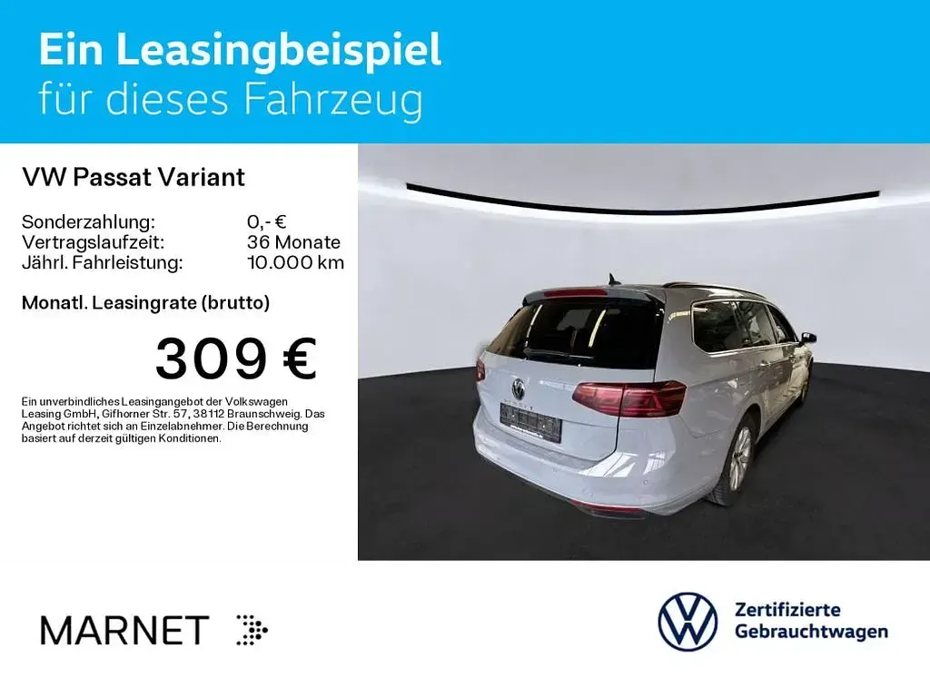 Usata VW Passat IQ Drive 150 CV (110 kW) 2022 Grigio Station wagon