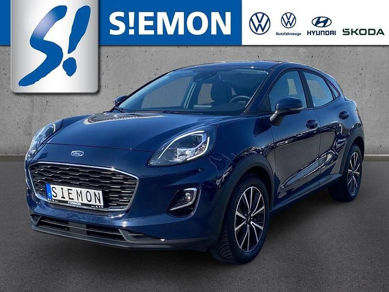 Blau Gebraucht 2022 Ford Puma Gen-E Cool & Connect SUV | 17.430 € (Fairer Preis) - Bild 1/4