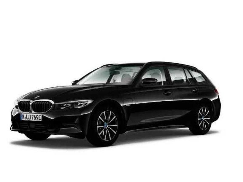 Gebraucht BMW 320e Advantage 204 PS (150 kW) 2022 Bmw 320e touring aut. advantag (schwarz) Kombi