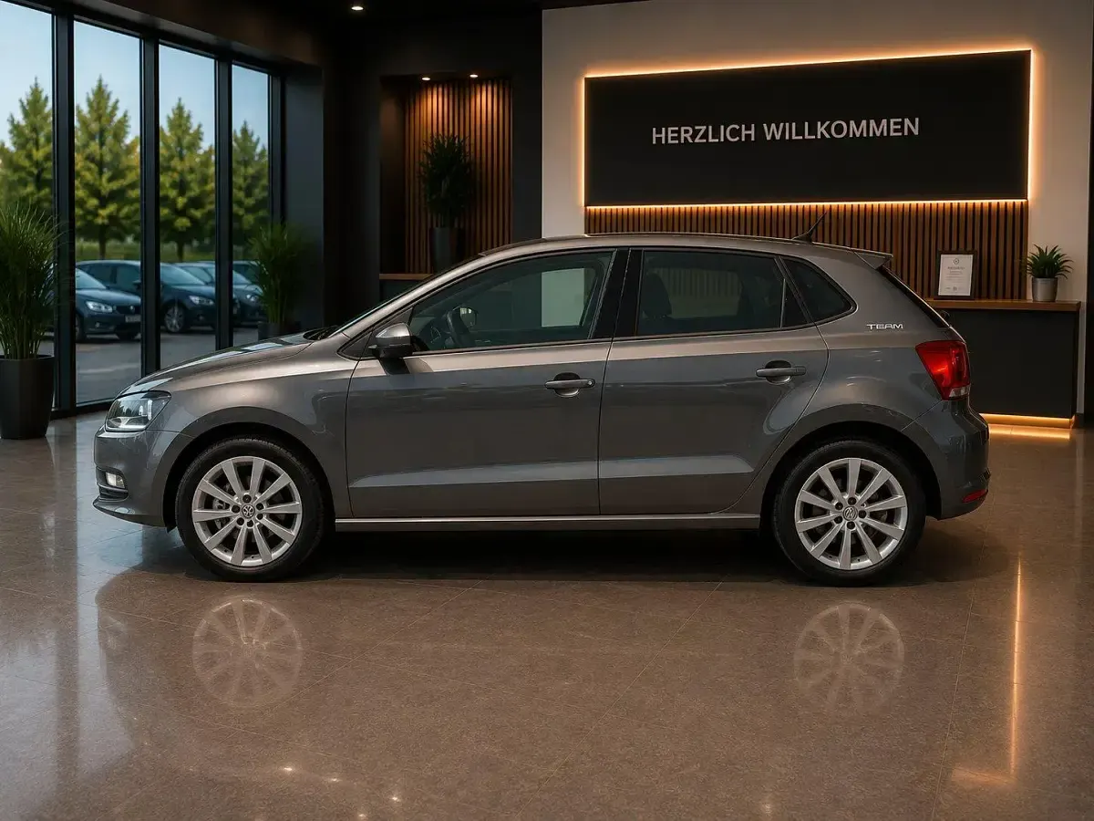Gebraucht VW Polo Team 90 PS (66 kW) 2011 Grau Kleinwagen