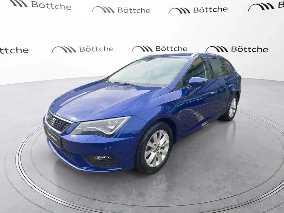 Gebraucht Seat Leon Style 131 PS (96 kW) 2019 "mystery" blau Kombi