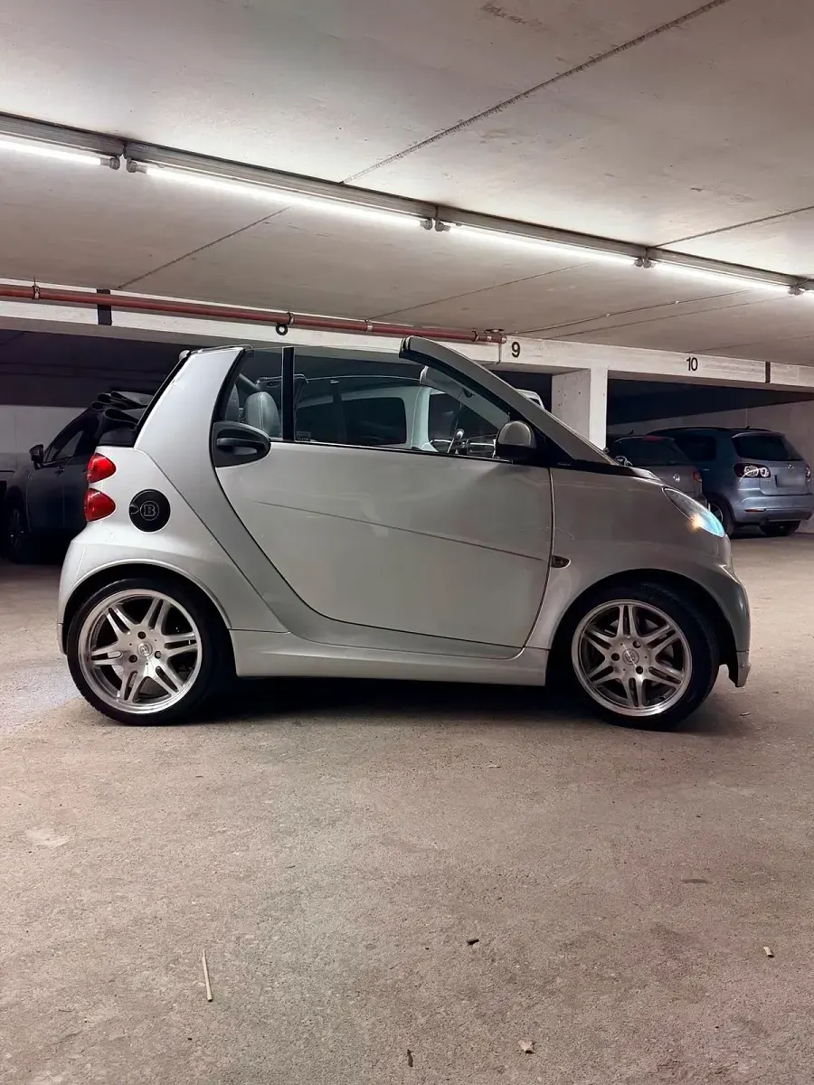 Gebraucht Smart ForTwo Cabrio Brabus Xclusive 98 PS (72 kW) 2008 Silber Cabrio
