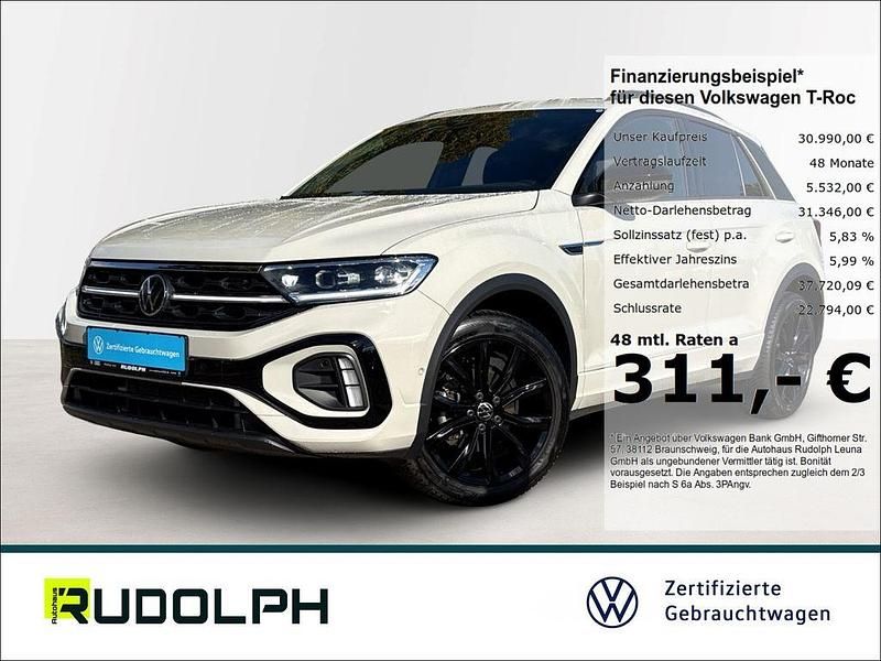 Grau Gebraucht 2024 VW T-Roc R-line SUV | 30.990 € (Fairer Preis) - Bild 1/4