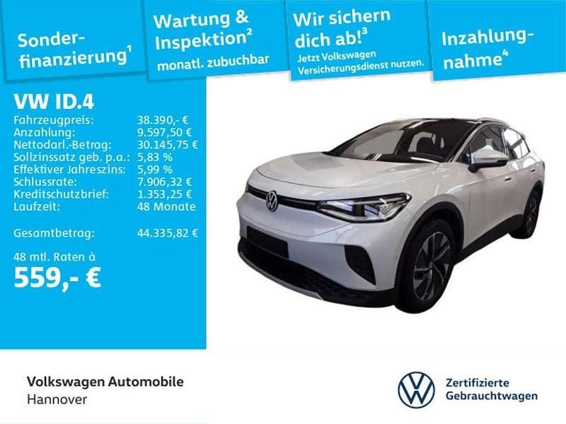Gebraucht VW ID.4 Pro 210 kW (286 PS) 2025 Weiß SUV