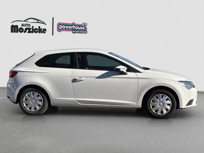 Usata Seat Leon SC Reference 110 CV (80 kW) 2014 Bianco Utilitaria