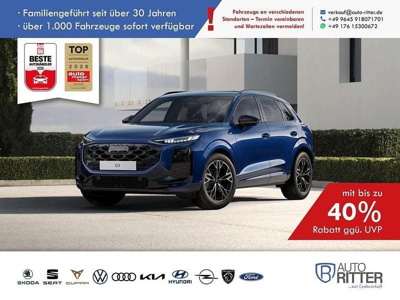 Neu Audi Q3 S-Line 150 PS (110 kW) 2025 Blau SUV