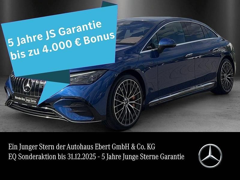 Blau Gebraucht 2022 Mercedes EQE AMG 53 AMG Limousine | 74.440 € (Fairer Preis) - Bild 1/4