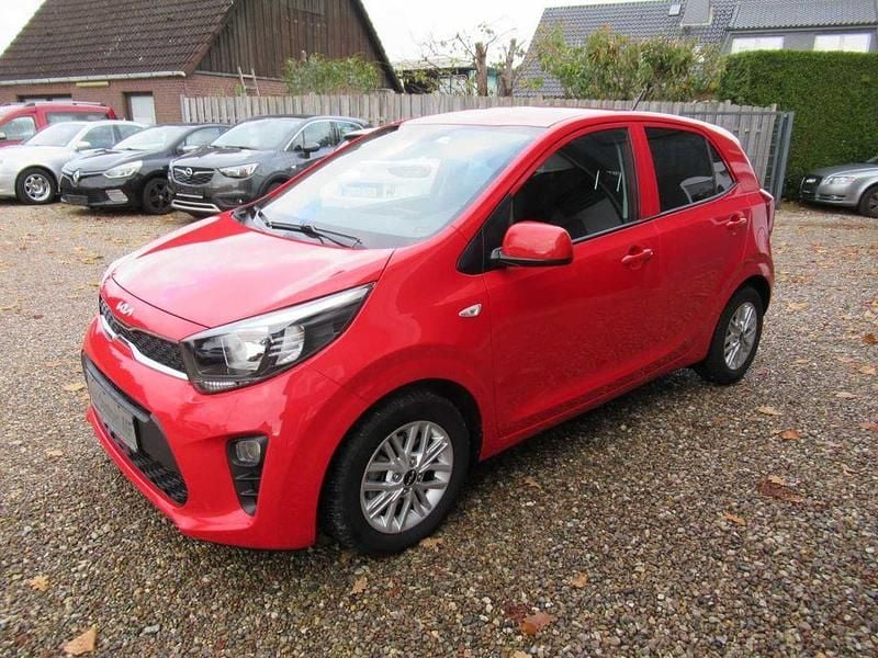 Rot Gebraucht 2021 Kia Picanto DREAM-TEAM Edition Kleinwagen | 10.950 € (Fairer Preis) - Bild 1/4