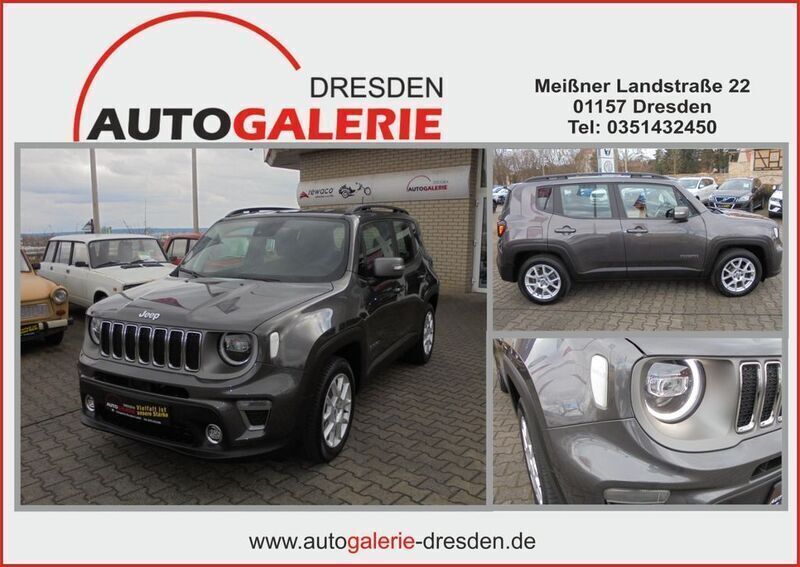 Grau Gebraucht 2021 Jeep Renegade Limited SUV | 19.260 € (Guter Preis) - Bild 1/4