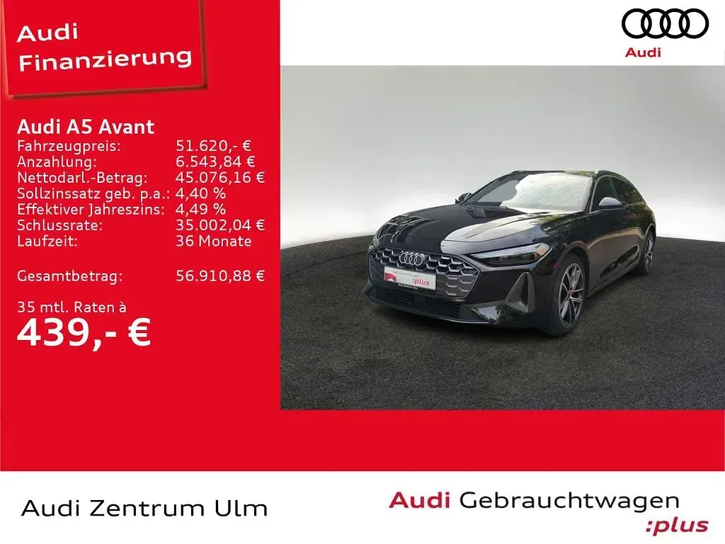 Gebraucht Audi A5 S-Line 204 PS (150 kW) 2025 Schwarz Kombi