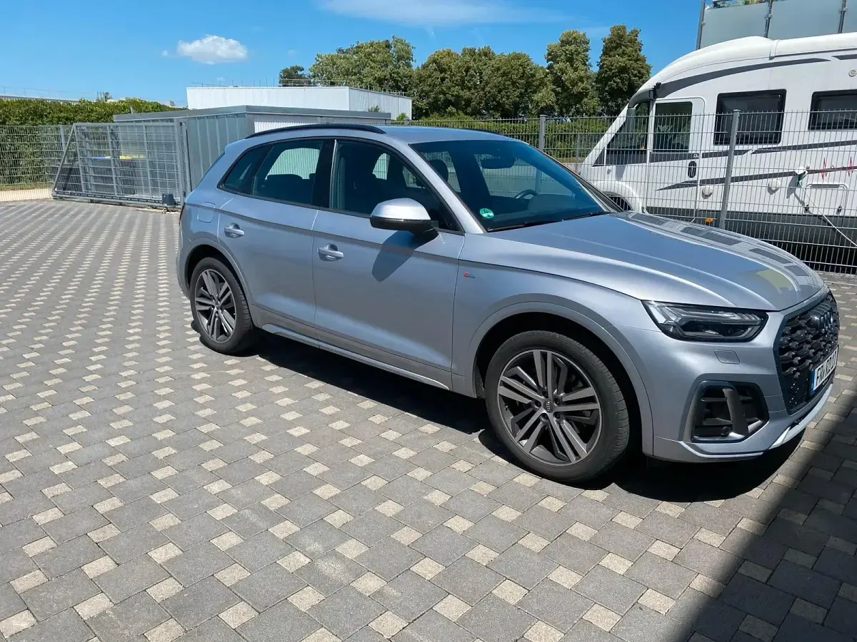 Gebraucht Audi Q5 S-Line 204 PS (150 kW) 2021 Silber SUV
