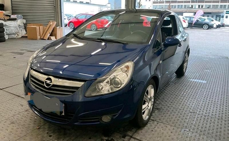 Blau Gebraucht 2009 Opel Corsa Edition Limousine | 3.999 € (Etwas zu teuer) - Bild 1/4