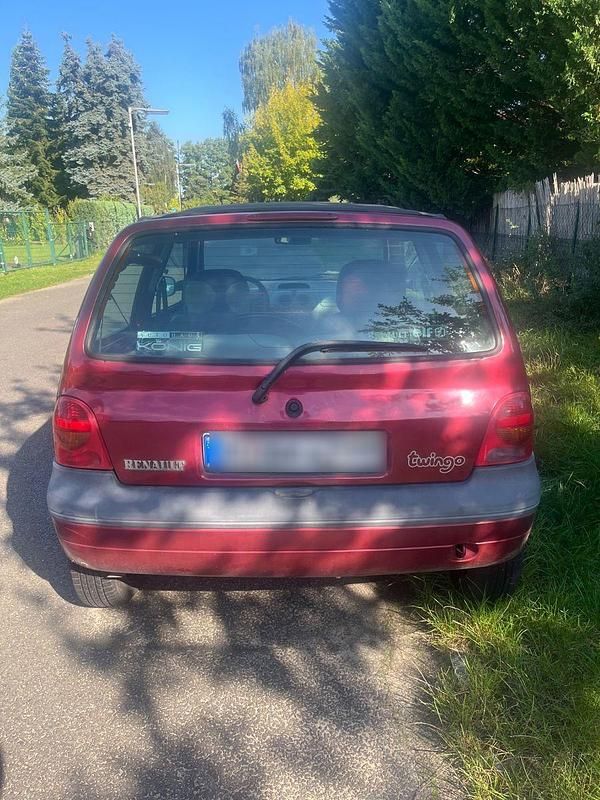 Rot Gebraucht 2001 Renault Twingo Authentique Kleinwagen | 650 € (Guter Preis) - Bild 1/4