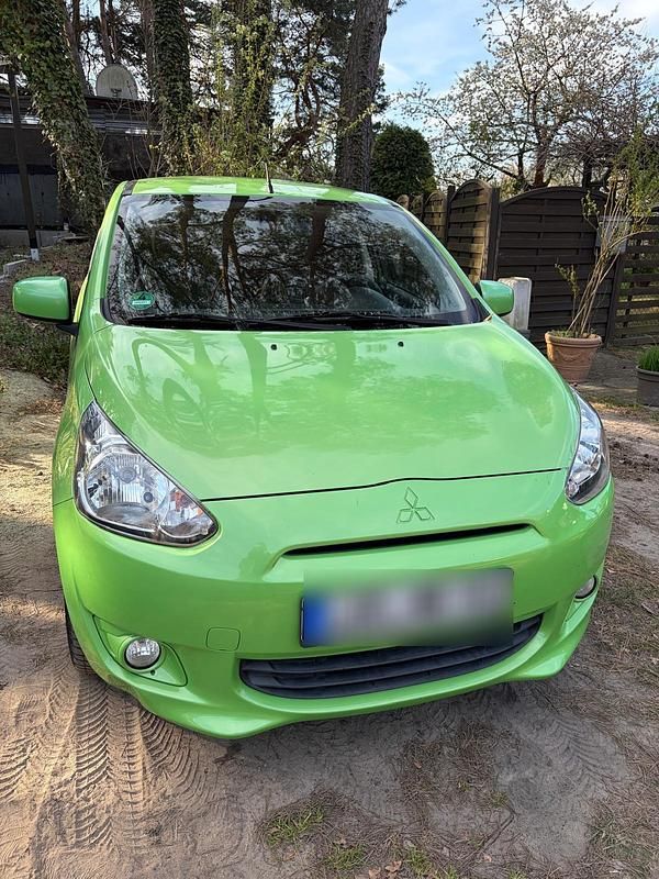 Second-hand Mitsubishi Space Star 80 CP (58 kW) 2014 Verde Monovolum