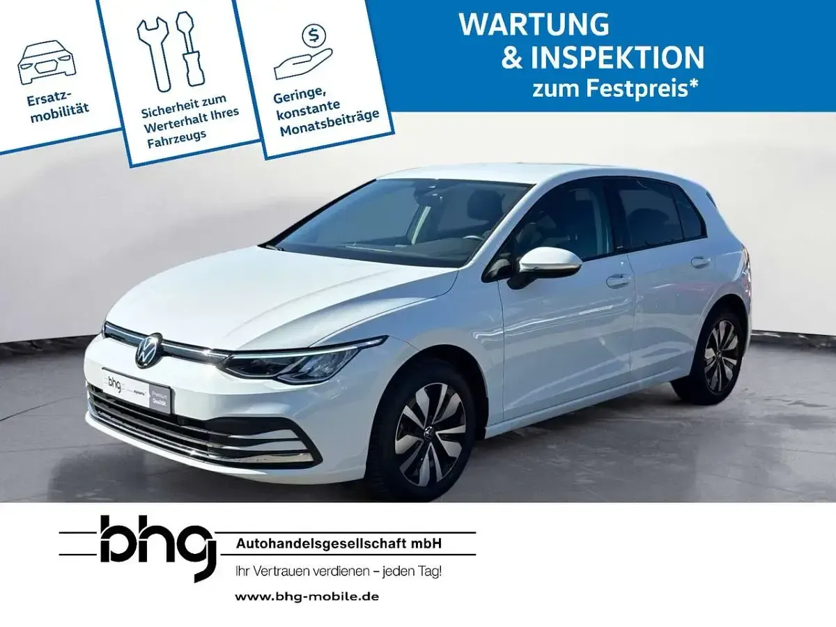 Gebraucht VW Golf VIII Move 110 PS (80 kW) 2024 Weiß Limousine