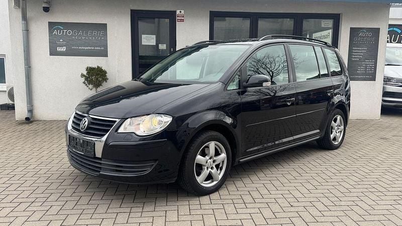 Gebraucht VW Touran 105 PS (77 kW) 2008 Schwarz Van / Kleinbus