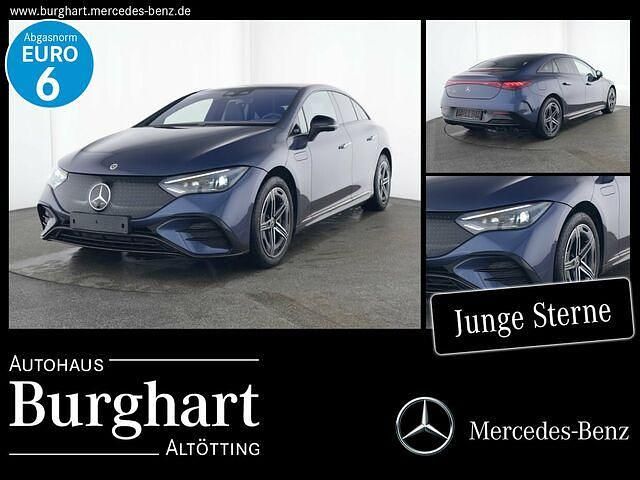 Lack sodalithblau Gebraucht 2023 Mercedes EQE350 AMG line Limousine | 54.900 € (Teuer) - Bild 1/2