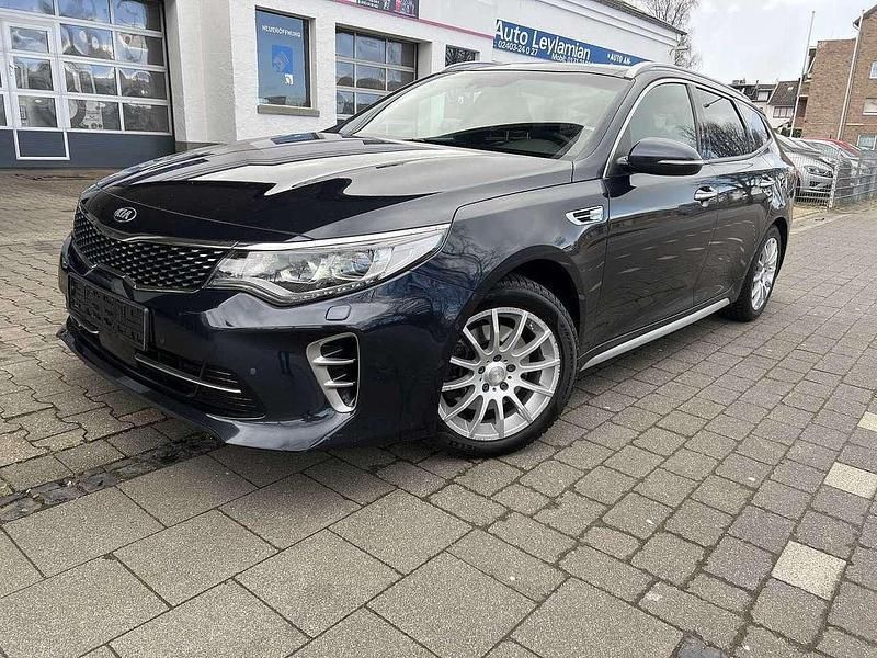 Blau Gebraucht 2016 Kia Optima Edition 7 Kombi | 13.999 € (Teuer) - Bild 1/4