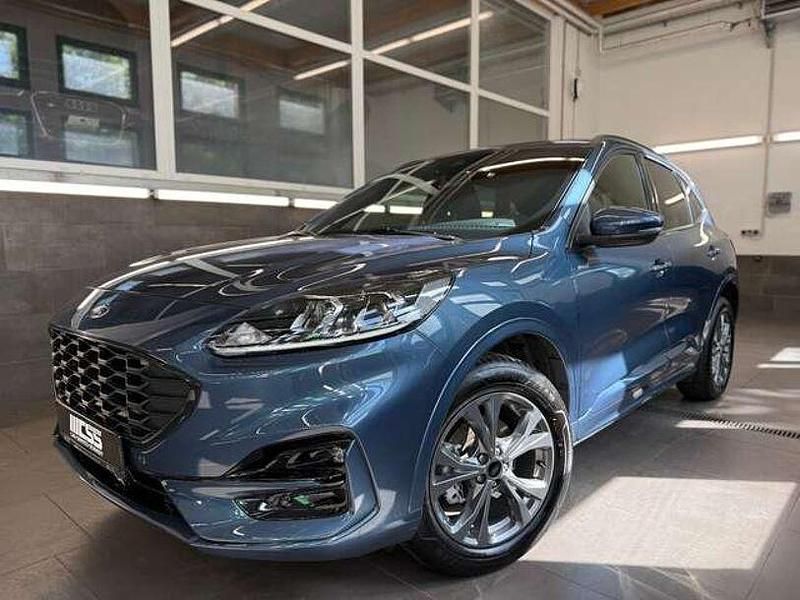 Chromablau metallic (metallic) Gebraucht 2024 Ford Kuga ST-Line SUV | 27.479 € (Superpreis) - Bild 1/3
