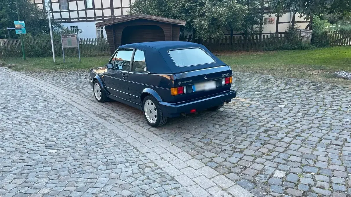 Gebraucht VW Golf Cabriolet 98 PS (72 kW) 1993 Blau Cabrio